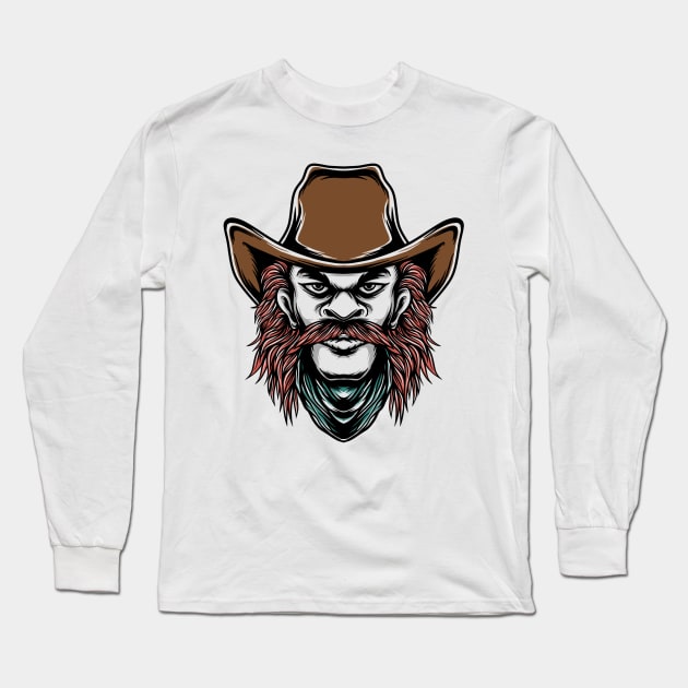 Cowboy Long Sleeve T-Shirt by Tuye Project